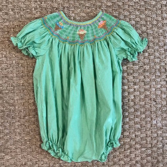 smocked birthday bubble